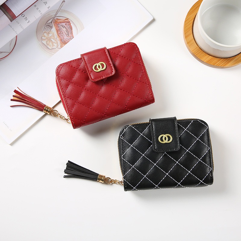 FionFashion #HH6630 Korean New Ladies PU leather Bifold & Trifold ...