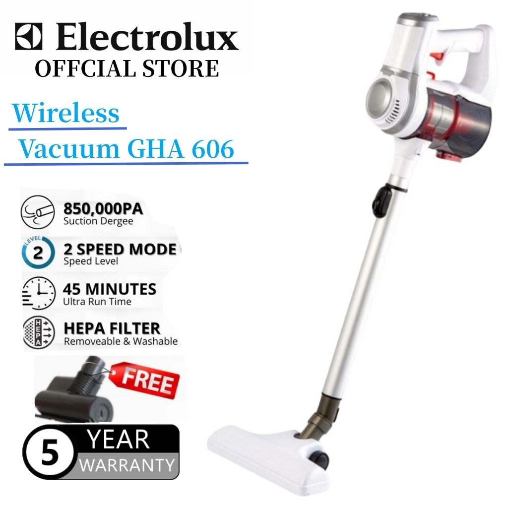 Electrolux Cordless Vacuum Cleaner GHA606 Stick Vacuum Powerful