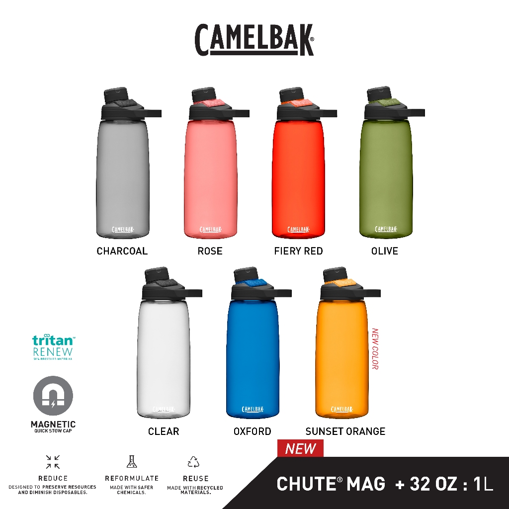 CamelBak Chute Mag 32oz with Tritan Renew Olive