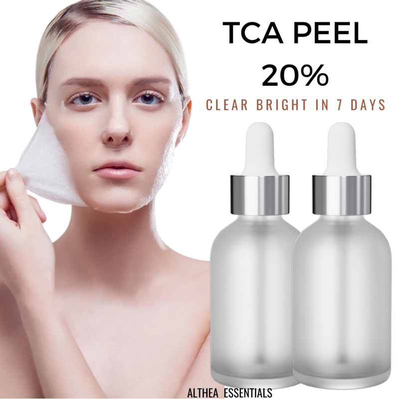 TCA PEELING SOLUTION 20 30ML / Safe for Pregnant Breastfeeding/ Removes melasma pimples Acne