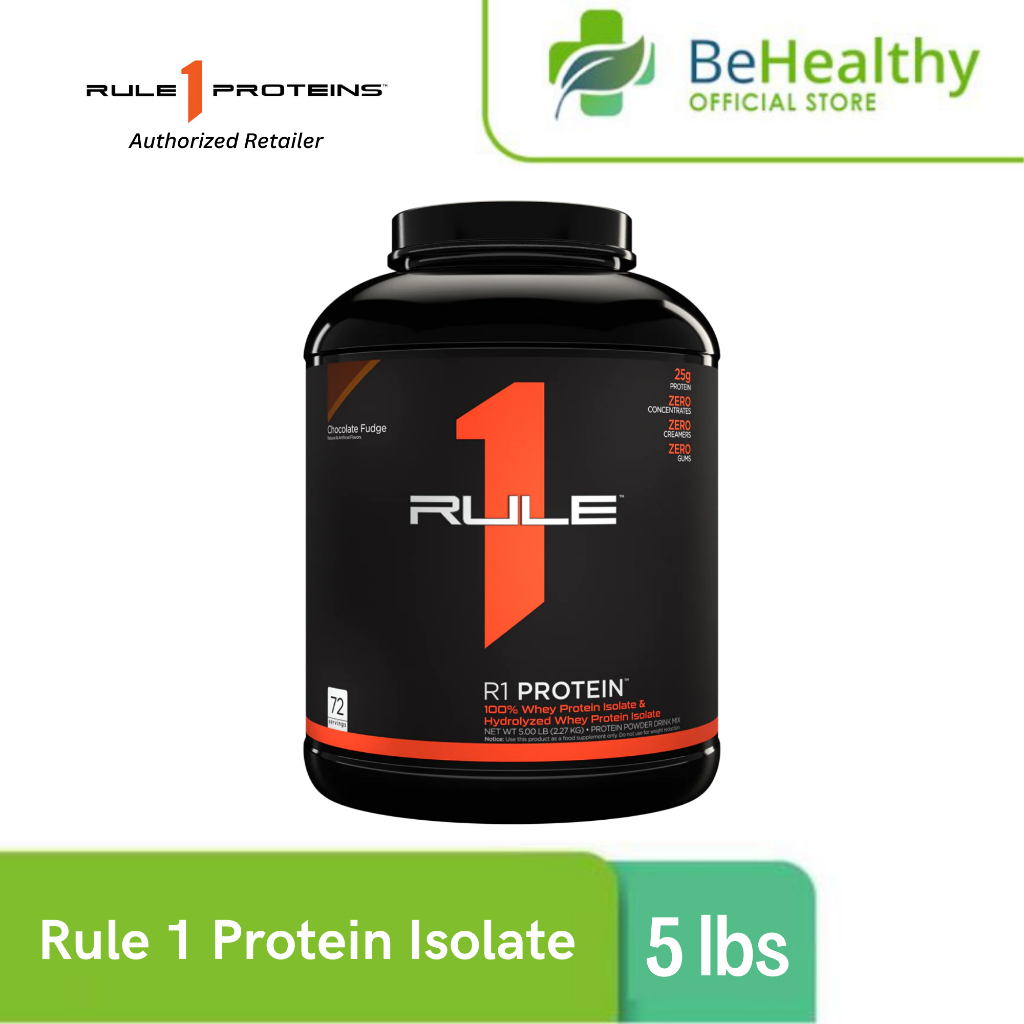 Rule 1 Protein Isolate 5 lbs (Available in Vanilla and Chocolate flavor) Chocolate 12/25/2024