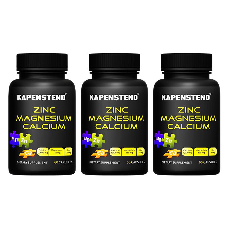 Calcium Magnesium & Zinc Caplets, Immune & Supporting Bone HealthTrace