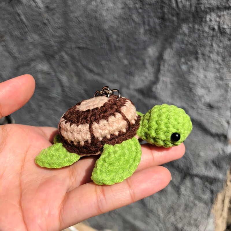 turtle keychain crochet handmade crochet Shopee Philippines
