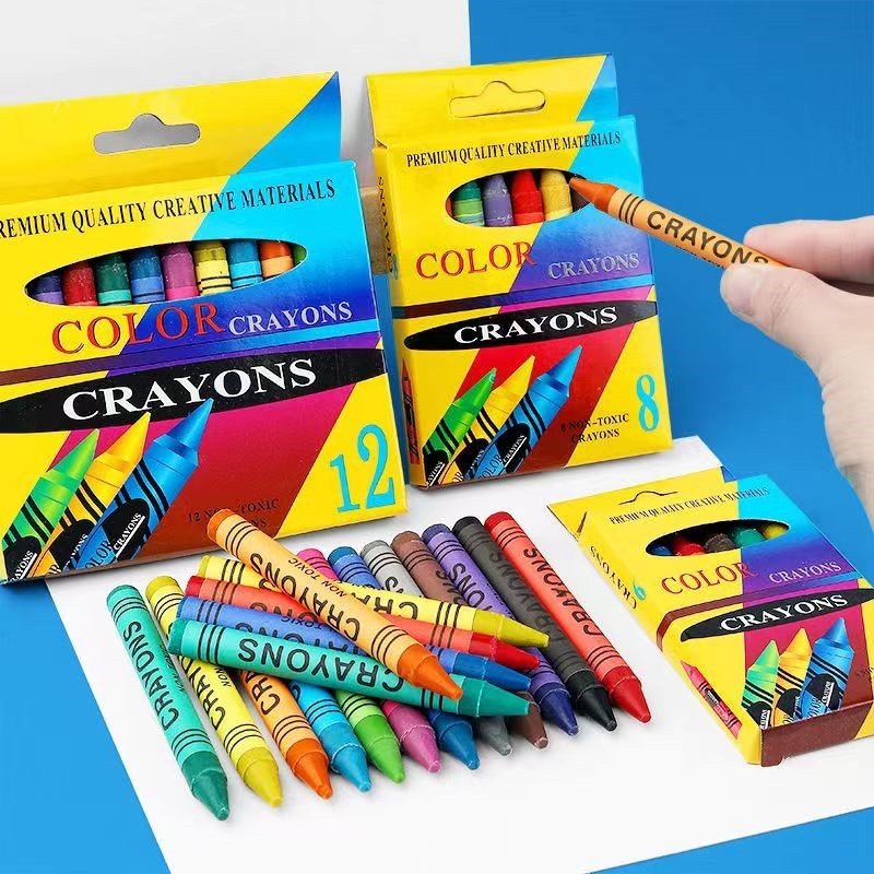 Generic Crayons 6 to 24 Color Non Toxic Arts and Crafts School Supplies