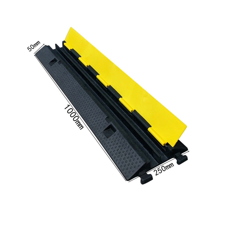 Rubber Cable Ramp Protector Ramp Wire Floor Cord Cover Deceleration ...