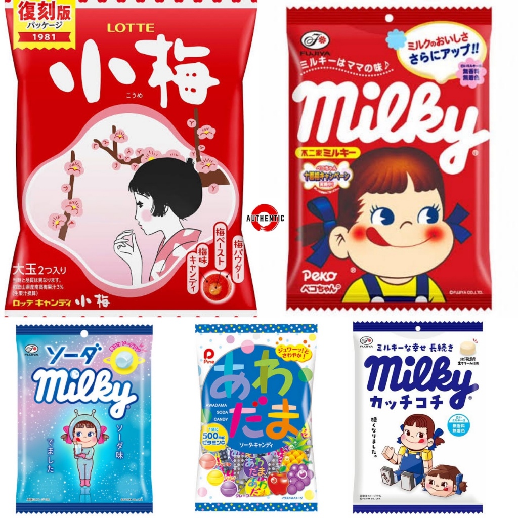 Milky candies on sale