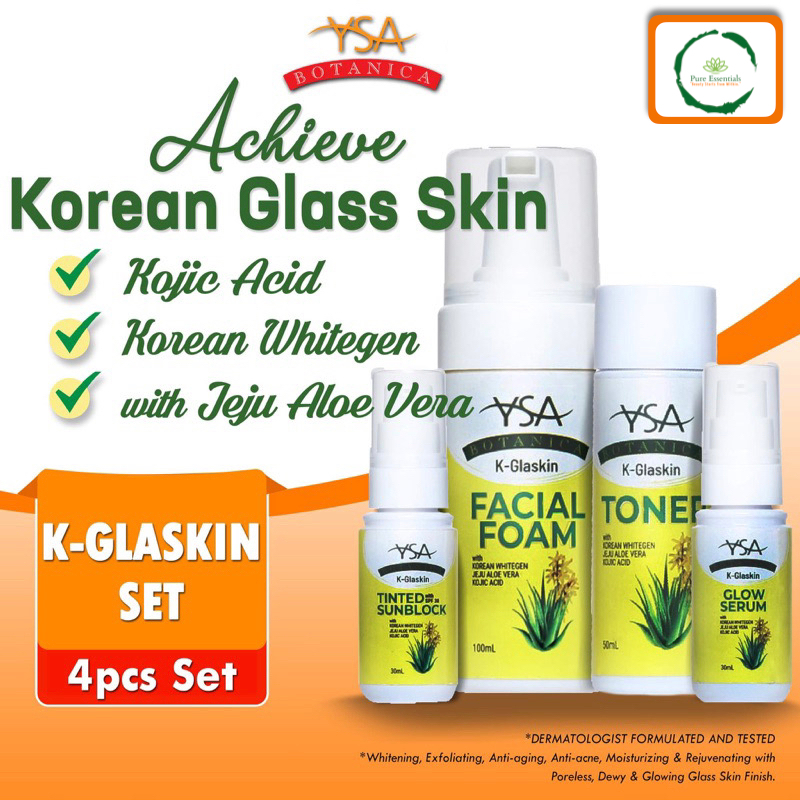YSA Korean Glass Skin Natural Solution Set Shopee Philippines