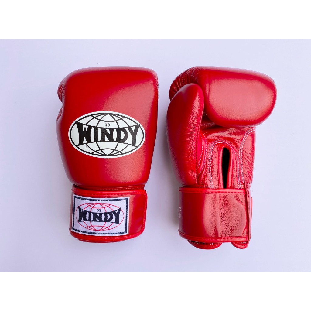 Gants De Boxe Windy 12 Oz Cuir Véritable - Occasion Bon état - Livraison Gratuite Australie