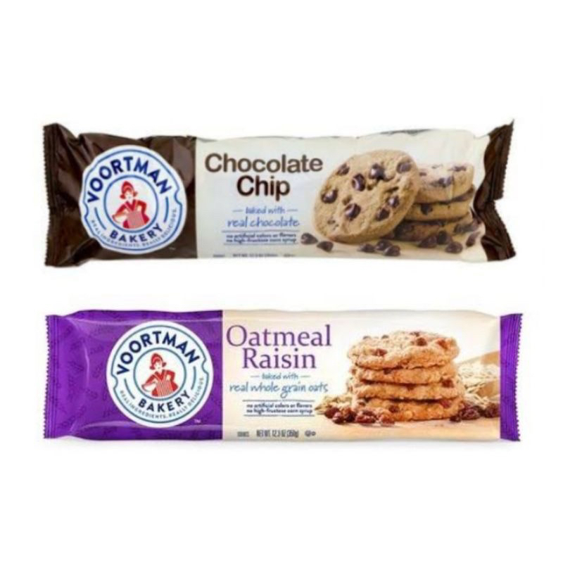 Voortman Chocolate Chip 228g, Oatmeal Cookies 228g Shopee Philippines