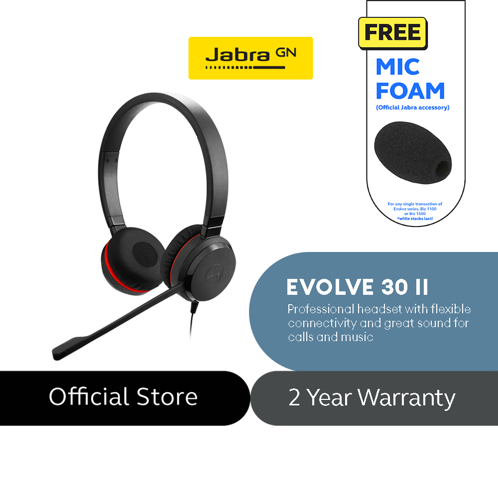 Jabra evolve 30 ii duo online usb