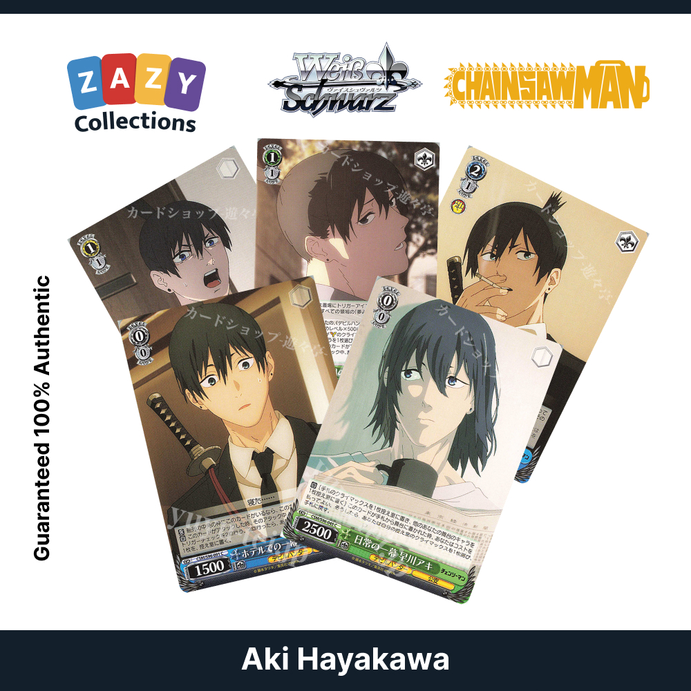 Aki Hayakawa - Chainsaw Man Anime Cards (Photo Card, Trading Card) - Weiss  Schwarz | Shopee Philippines