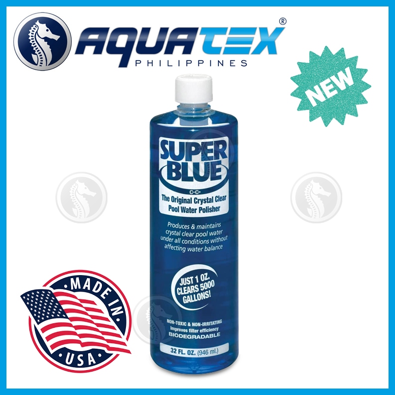 Super Blue Pool Water Clarifier Pool Water Polisher 946 ml imported