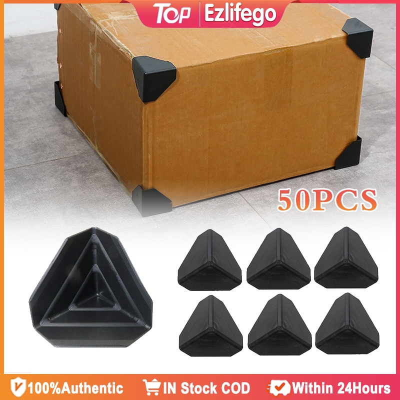 50pcs Box Corner Guard Shipping Box Corner Protectors 60mm Plastic