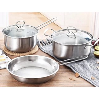 CAROTE 16 Piece Pots and Pans Set Nonstick White Granite Cookware Sets  Induction Cookware Non Stick Cooking - AliExpress