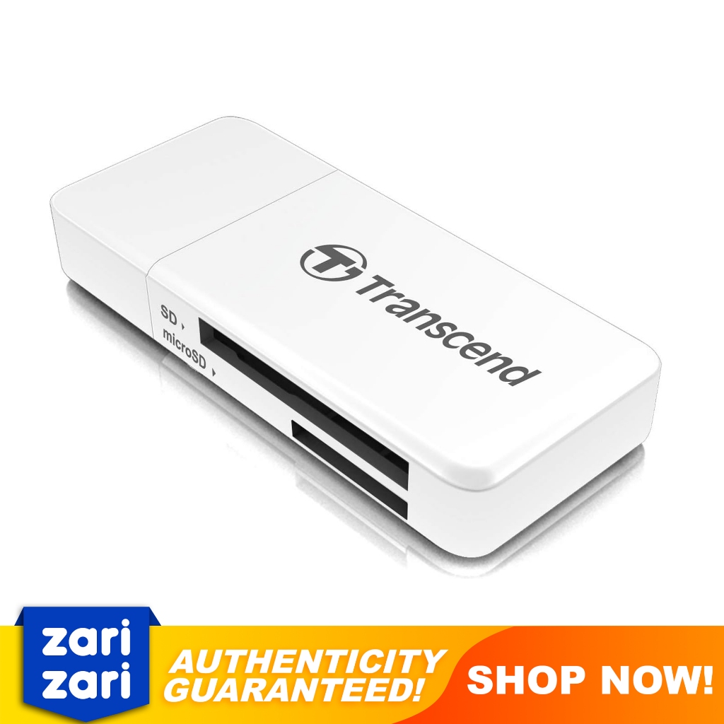 Transcend RDF5 White USB 3.0 Memory Card Reader | Shopee Philippines