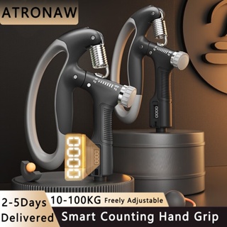 Electronic Hand Grips 10-100kg Adjustable Strength Spring Exercise