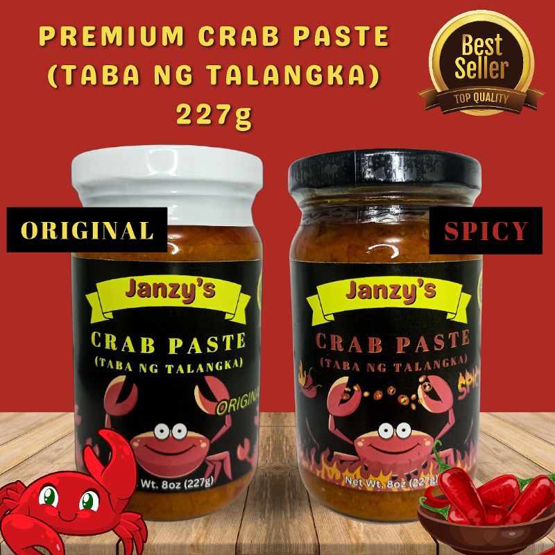 Janzy's Premium Crab Paste (Original & Spicy) Shopee Philippines