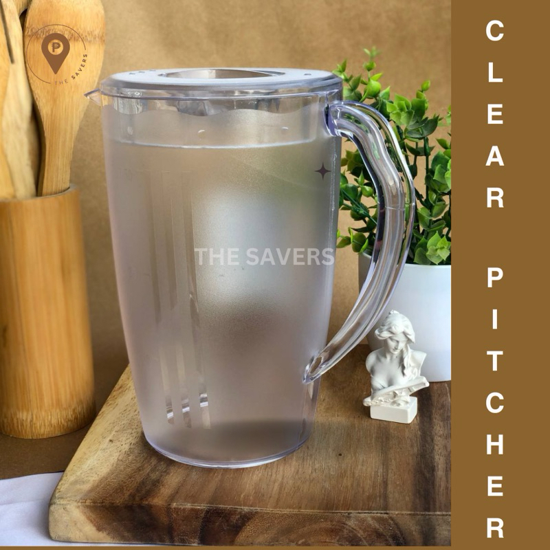 UD 2L High Quality Clear Crystal Pitcher Home Plastic Pitcher Shopee