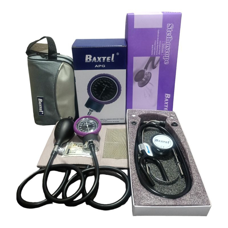 Violet APG Baxtel Aneriod Sphygmomanometer Blood Pressure Monitor With