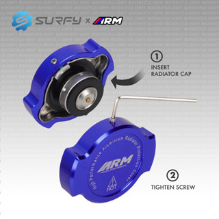 Arm Radiator Cap Cover Aluminum Full CNC Universal With Sticker From ...