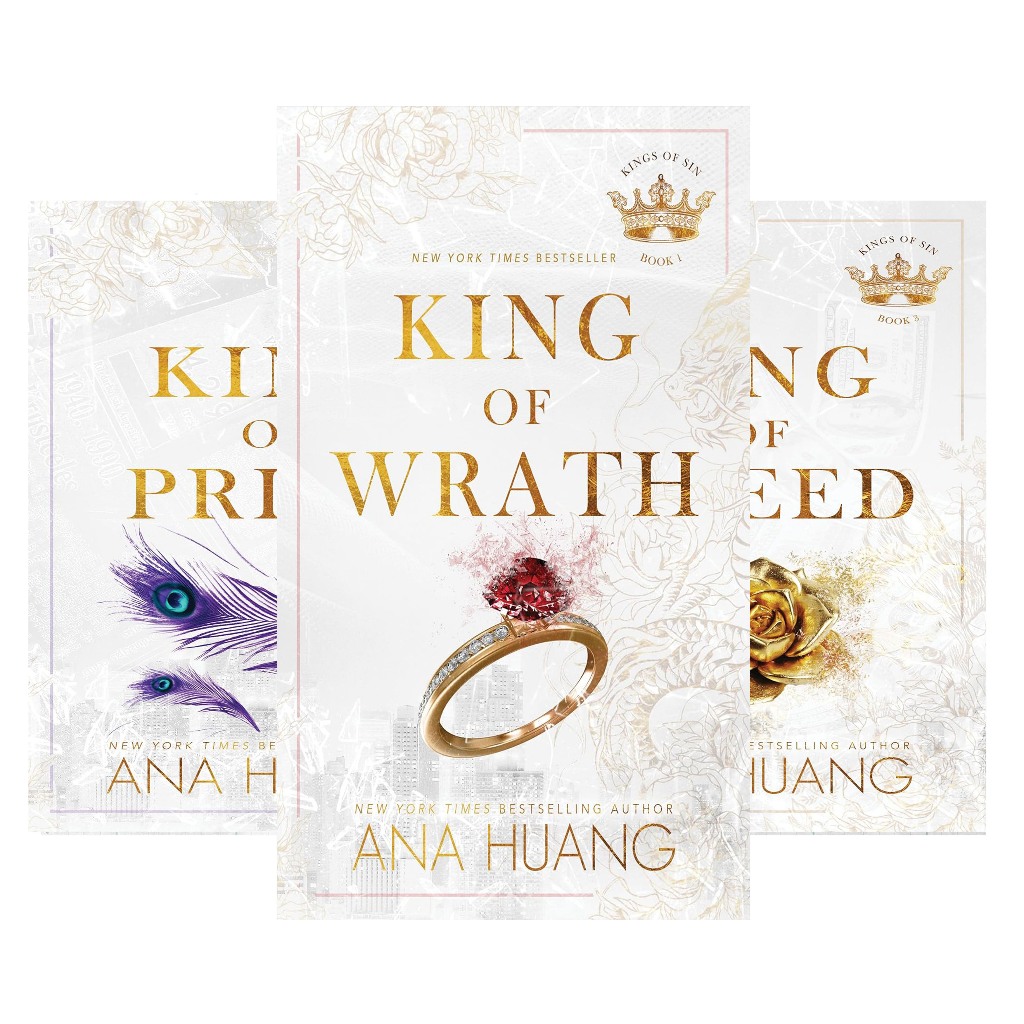 ana huang 3 book set :king of wrath + king of pride + twisted love  Paperback