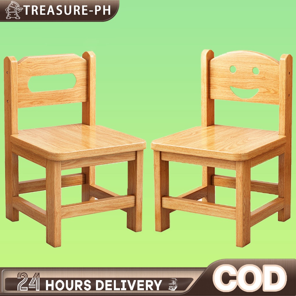 Cute Chair Solid Wood Child Dining Chair Children Study Chair With Back