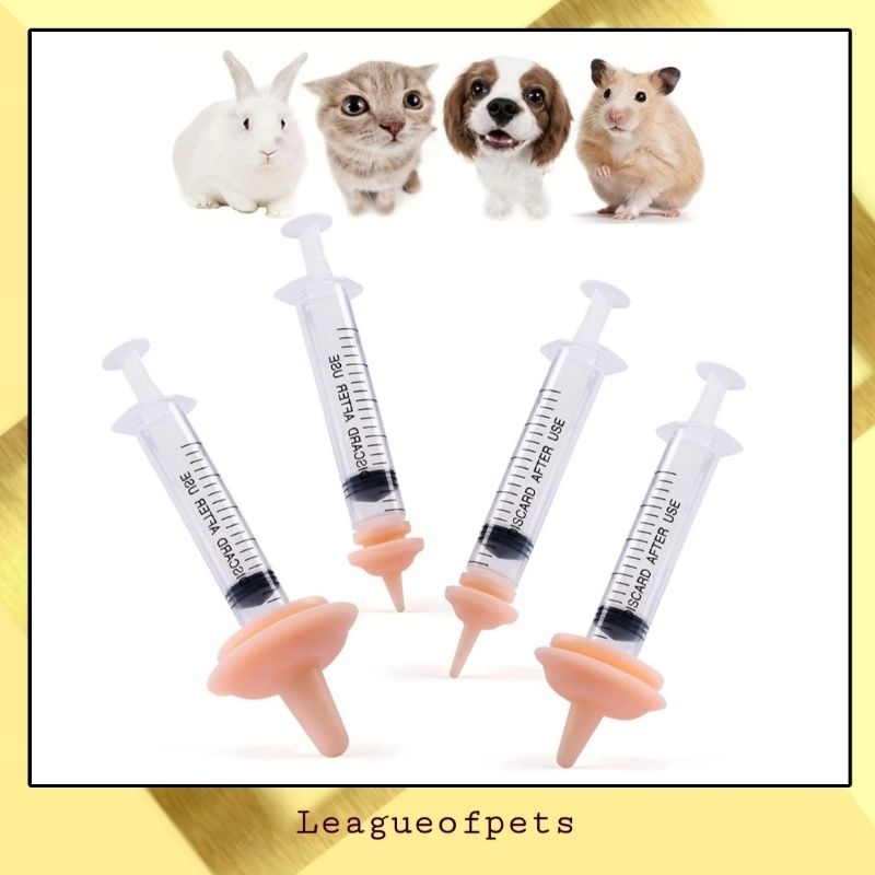 Pet Feeding Nipple with Syringe Kittens and Puppies Shopee Philippines
