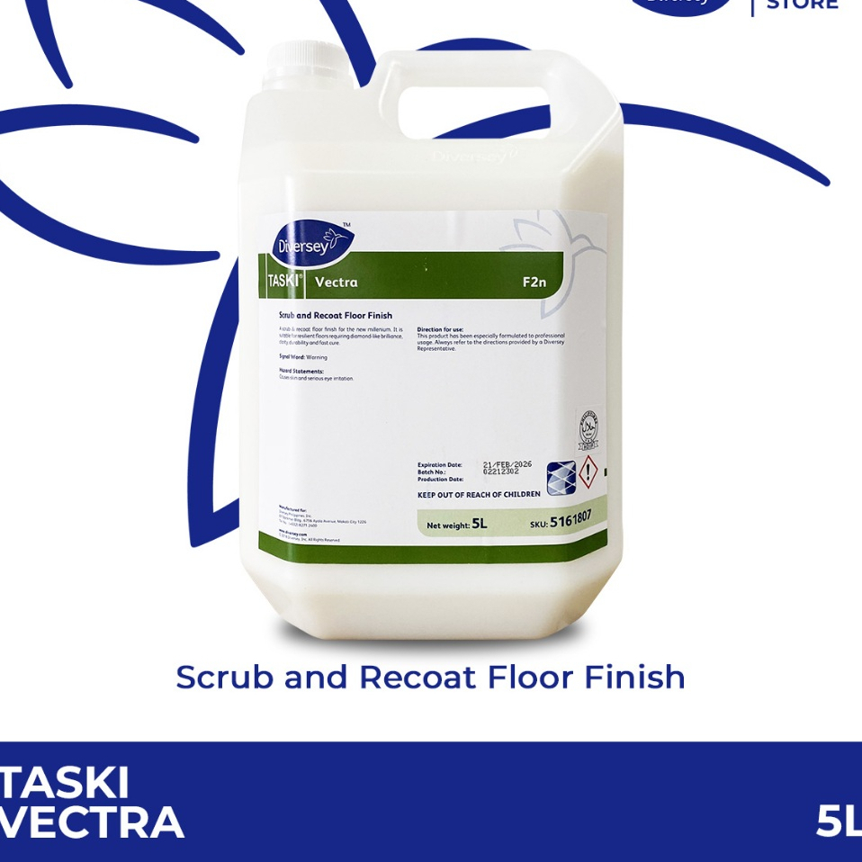 Taski Vectra Scrub and Recoat Floor Finish 5L Shopee Philippines