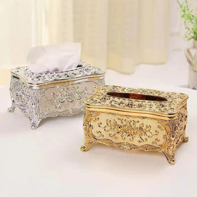 European vintage tissue box Acrylic paper drawer box for home living ...