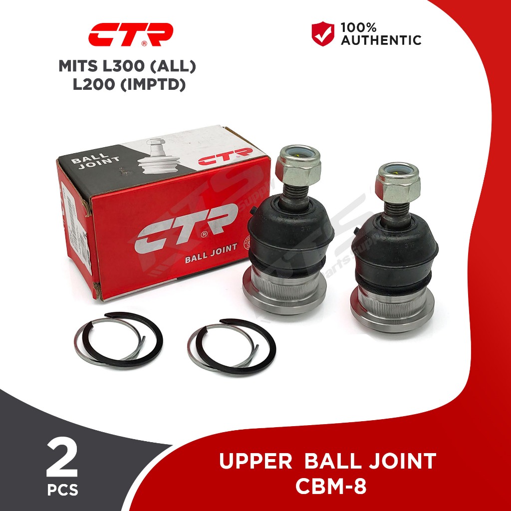 CTR 2Pcs Upper Ball Joint Mitsubishi L300 (All) 19802018 L200