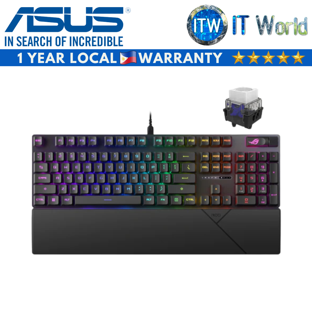 888 ASUS Rog Strix Scope OP ACC XA12 Asus II Keyboard (RX)(Blue) | itw ...