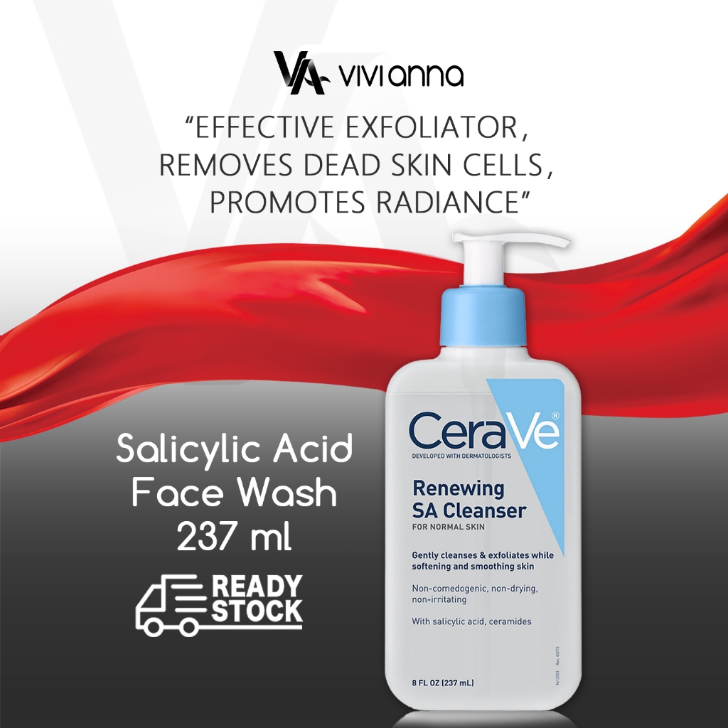 CeraVe Renewing SA Cleanser, CeraVe Face Wash, CeraVe Salicylic Acid