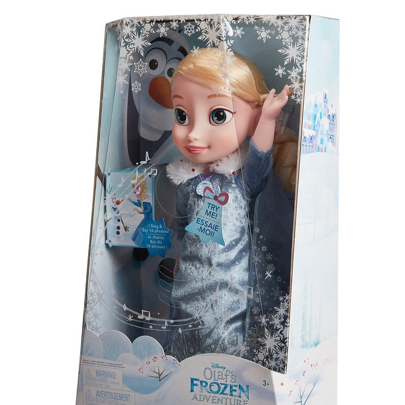 Disney olaf's frozen adventure singing traditions elsa feature hot sale doll