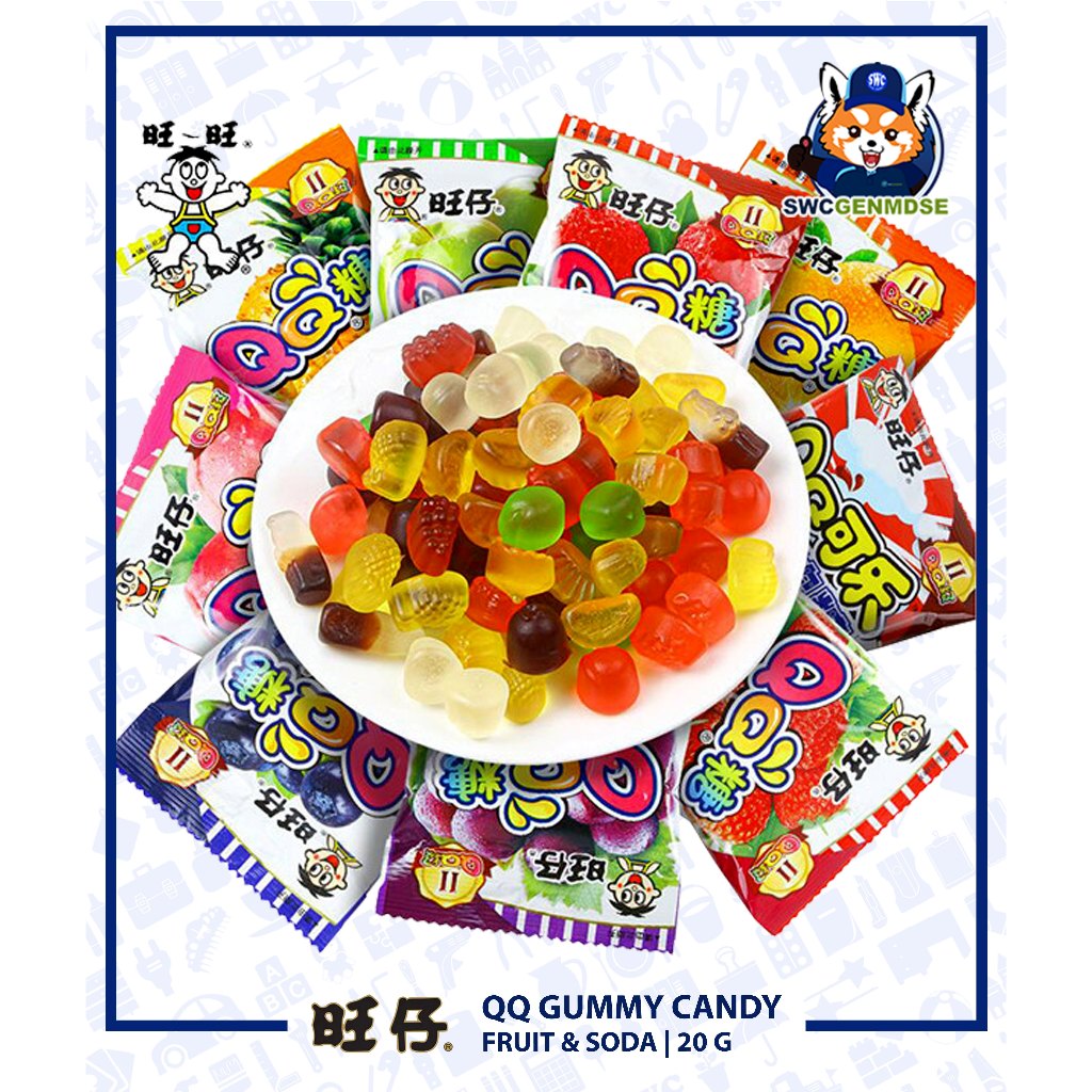Want Want QQ Gummy Candy Fruit Juice 20g Shopee Philippines