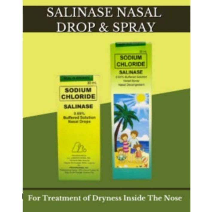 SALINASE / MUCONASE NASAL Sodium Chloride ( SPRAY/DROPS ) Shopee