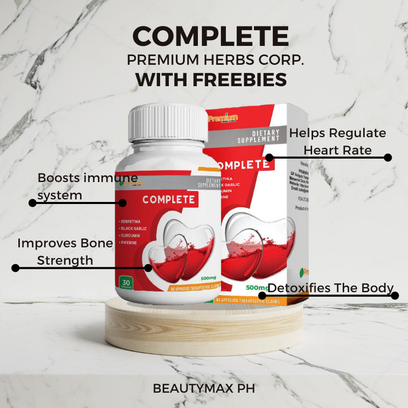 COMPLETE CAPSULE Premium Herbs Complete Dietary Supplement [30 Capsules