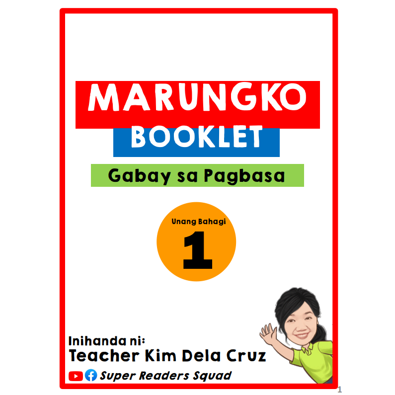 MARUNGKO BOOKLET - GABAY SA PAGBASA | Shopee Philippines