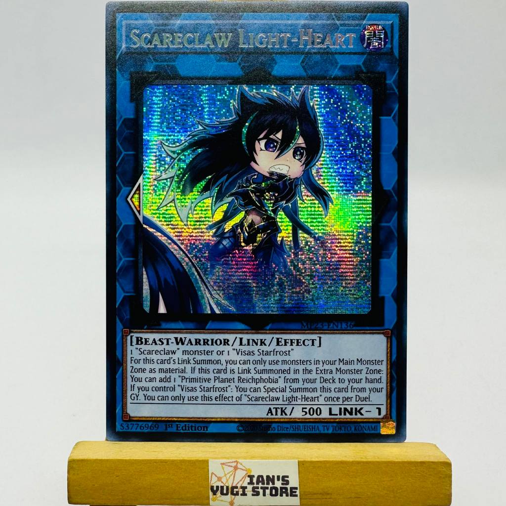 YuGiOh! Scareclaw LightHeart (Prismatic Secret RareMP23) Shopee