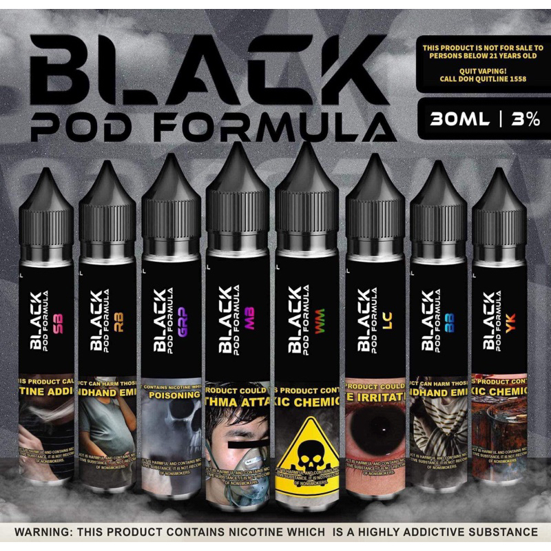 BLACK POD FORMULA (Vape juice) Shopee Philippines
