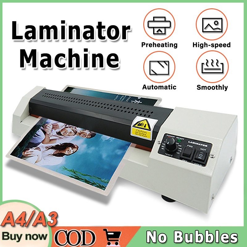 A3/A4 Laminator Machine 220V Heavy Duty Hot And Cold Laminator Hot/Cold