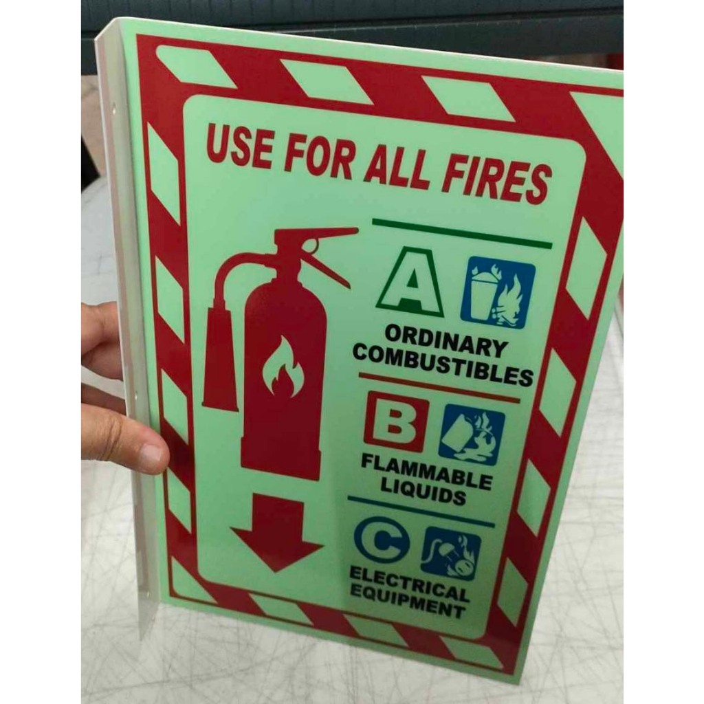 LUMINOUS FIRE EXTINGUISHER & FIRE REEL HOSE 2-WAY PVC / ACRYLIC | 8" x ...