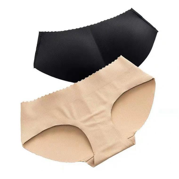 Women Seamless Padded Panty Girdle Low Waist Butt Hips Lifter Enhancer