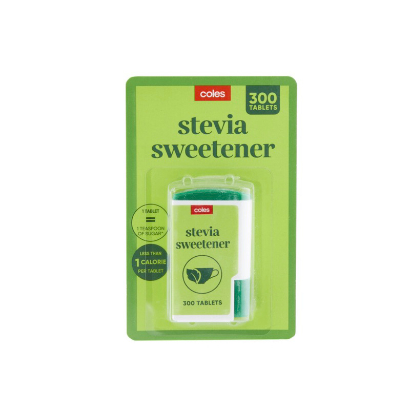 Coles Stevia Sweetener Tablets 300 pcs Sugar alternative Shopee