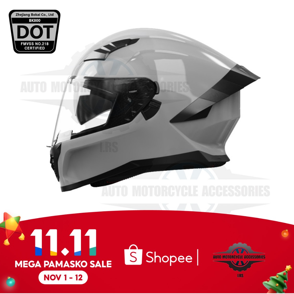 Racing Full Face Helmet With DOT Shopee Philippines