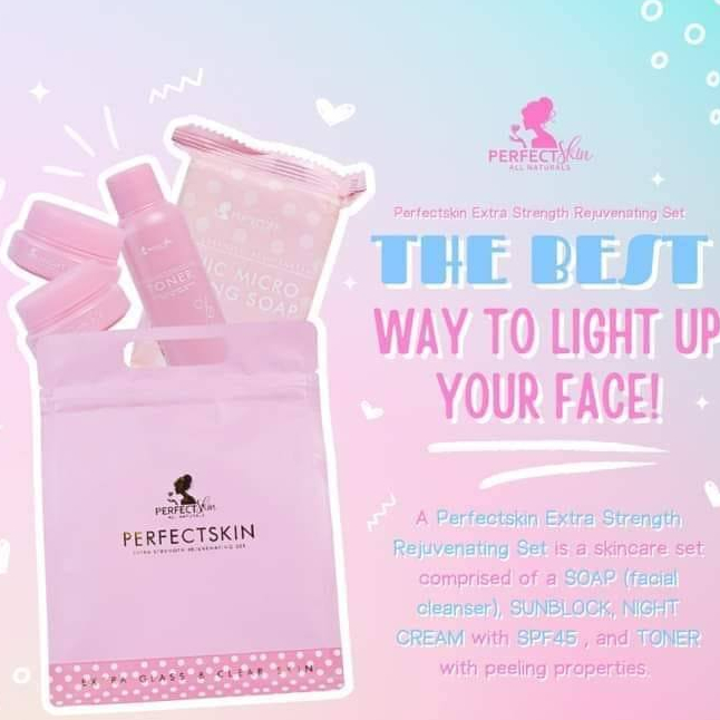 PERFECT SKIN Extra Strength Rejuvenating Set | Shopee Philippines
