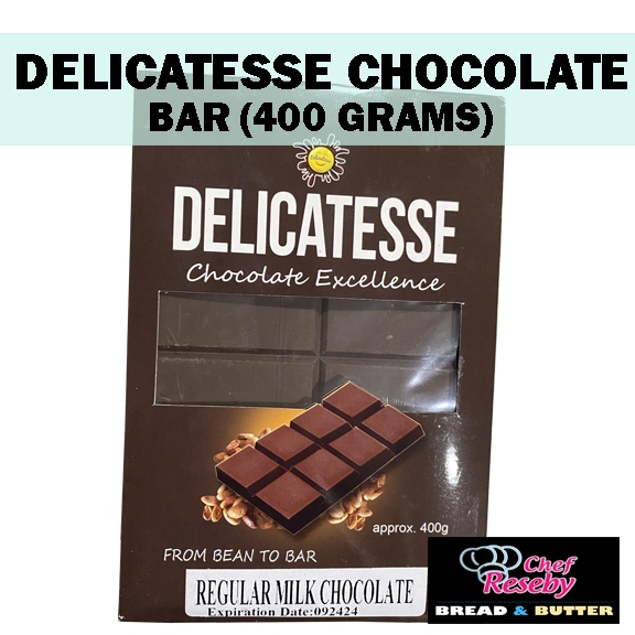Delicatesse Milk Chocolate for Baking 400grams Exp: September 24, 2027 ...
