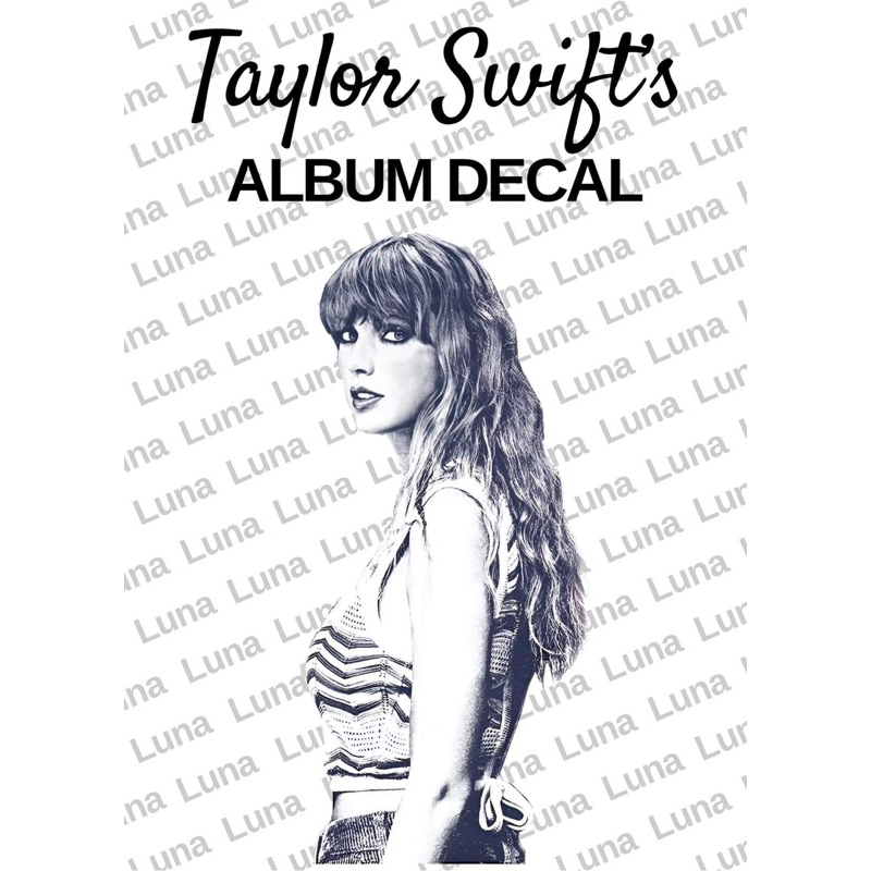 Taylor Swift Album Sticker / Decal (Matte) | Shopee Philippines