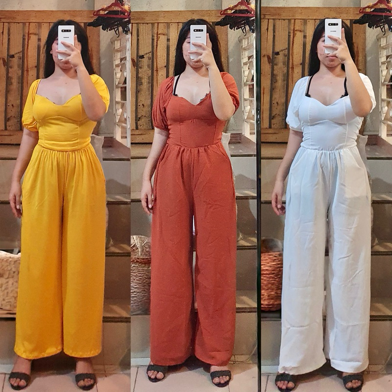 DUCHESS PADDED JUMPSUITS Shopee Philippines