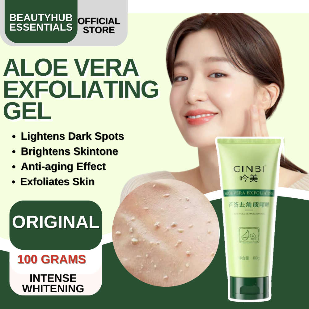 GINBI Aloe Vera Exfoliating Gel Lightens Dark Spot Exfoliates Skin Anti