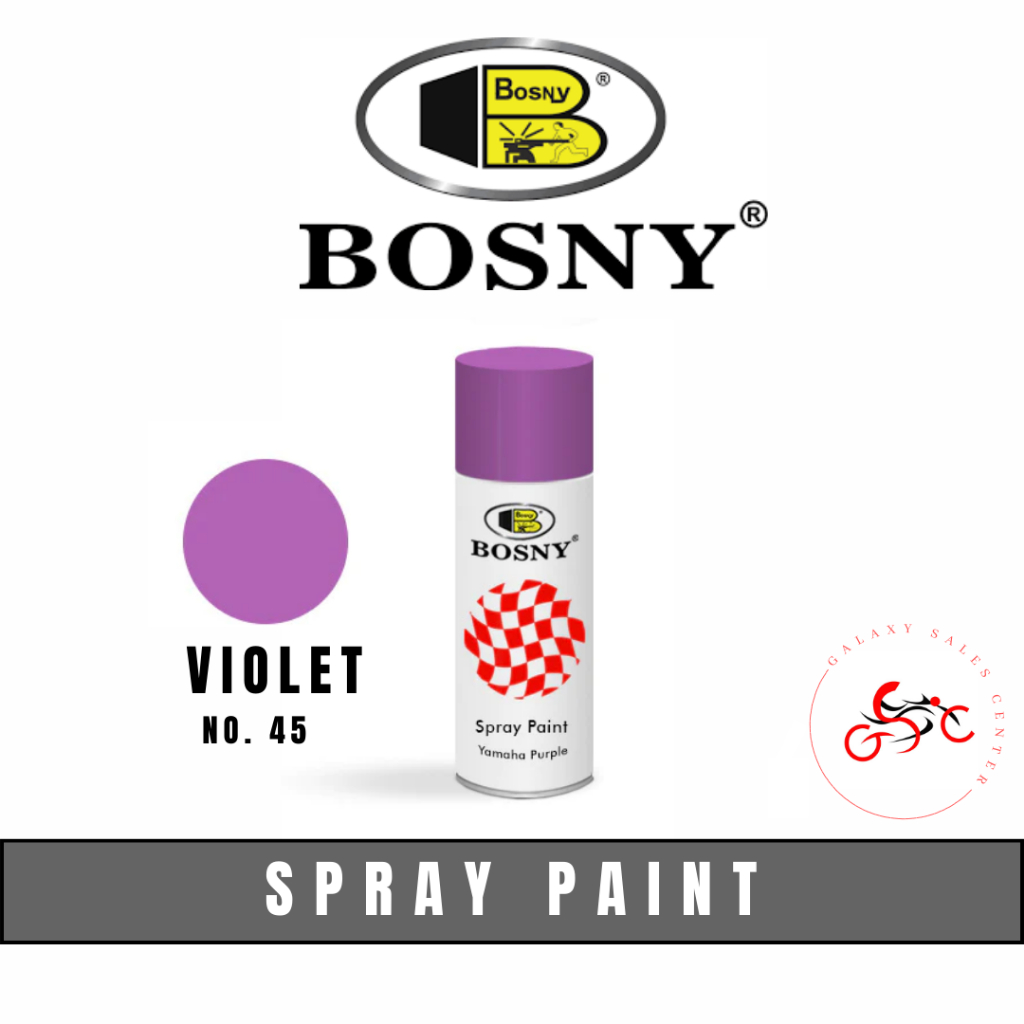 BOSNY SPRAY PAINT (400cc.) VIOLET Shopee Philippines